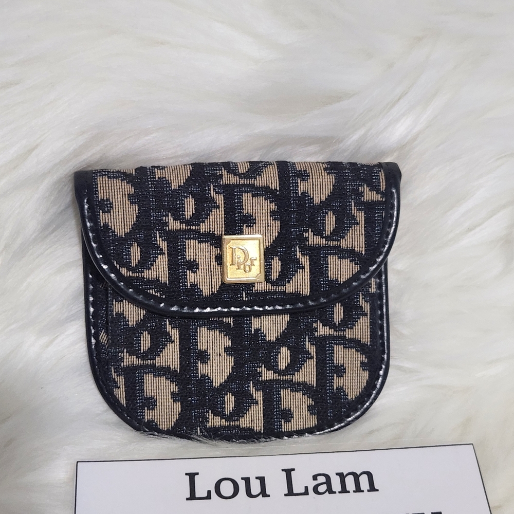 vintage christian dior coin purse